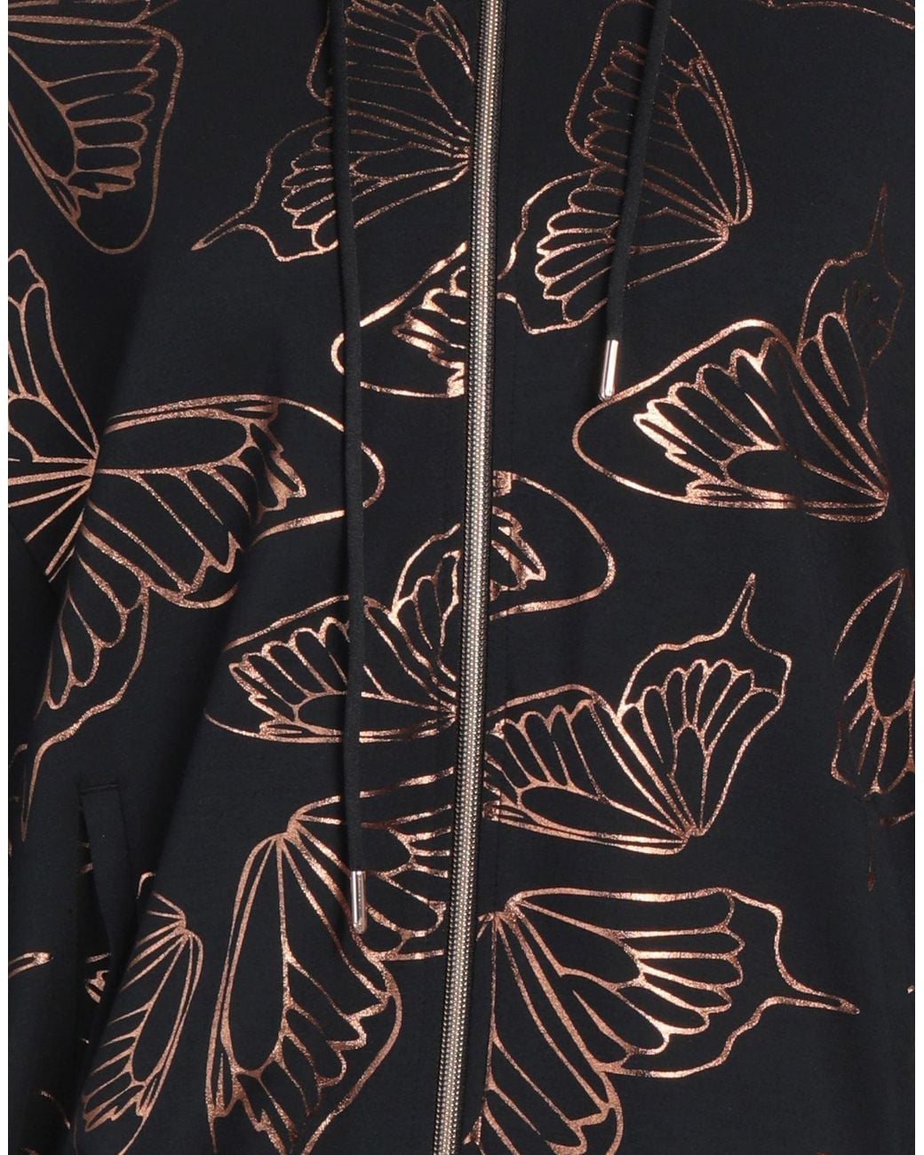 EA7 Black Sweatshirt Polyester, Modal, Elastane