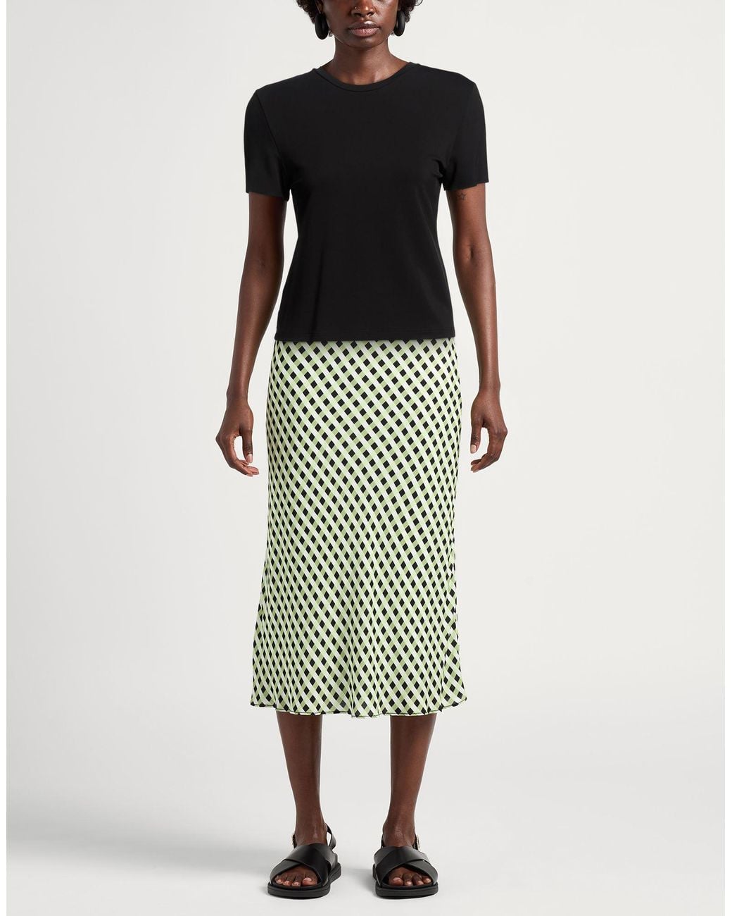 Pinko Black T-Shirt Viscose, Elastane