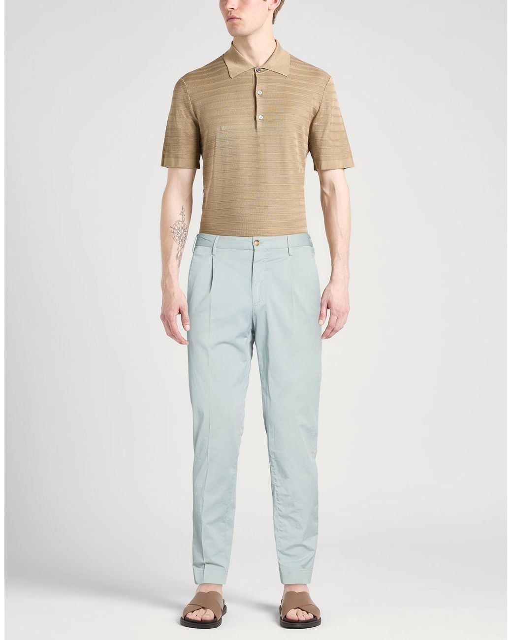 Incotex Blue Trouser for men