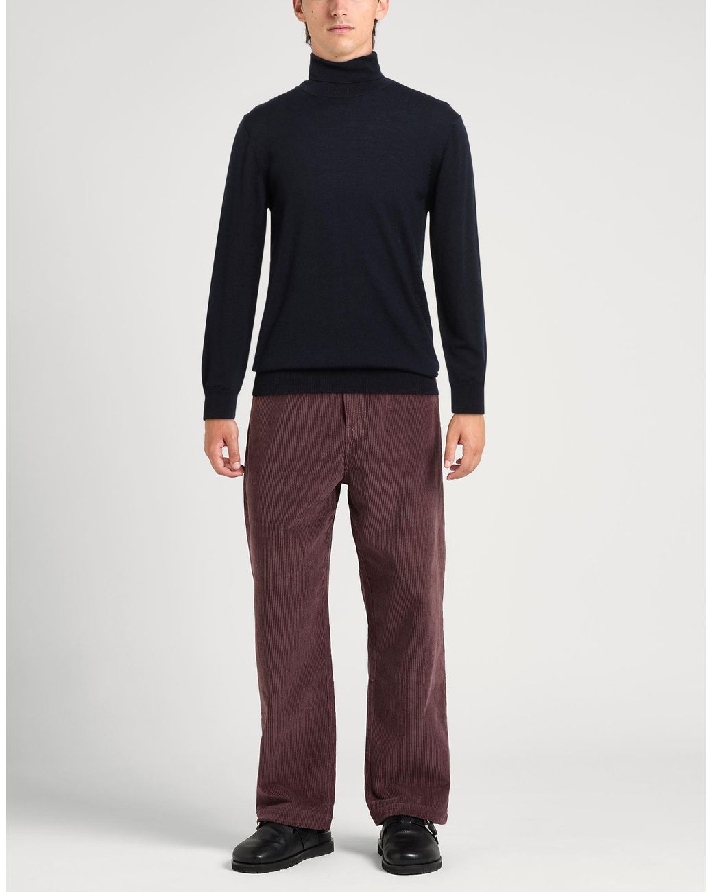 Paoloni Blue Turtleneck for men