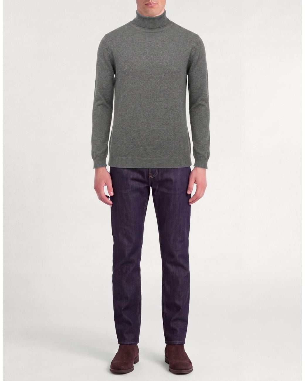 Crossley Gray Turtlenecks for men