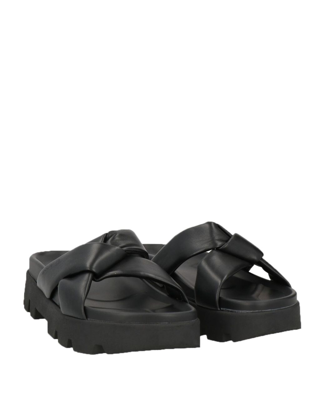 Ferragamo Black Sandals Leather for men