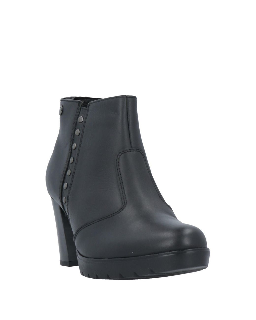 Cinzia Soft Black Ankle Boots Leather