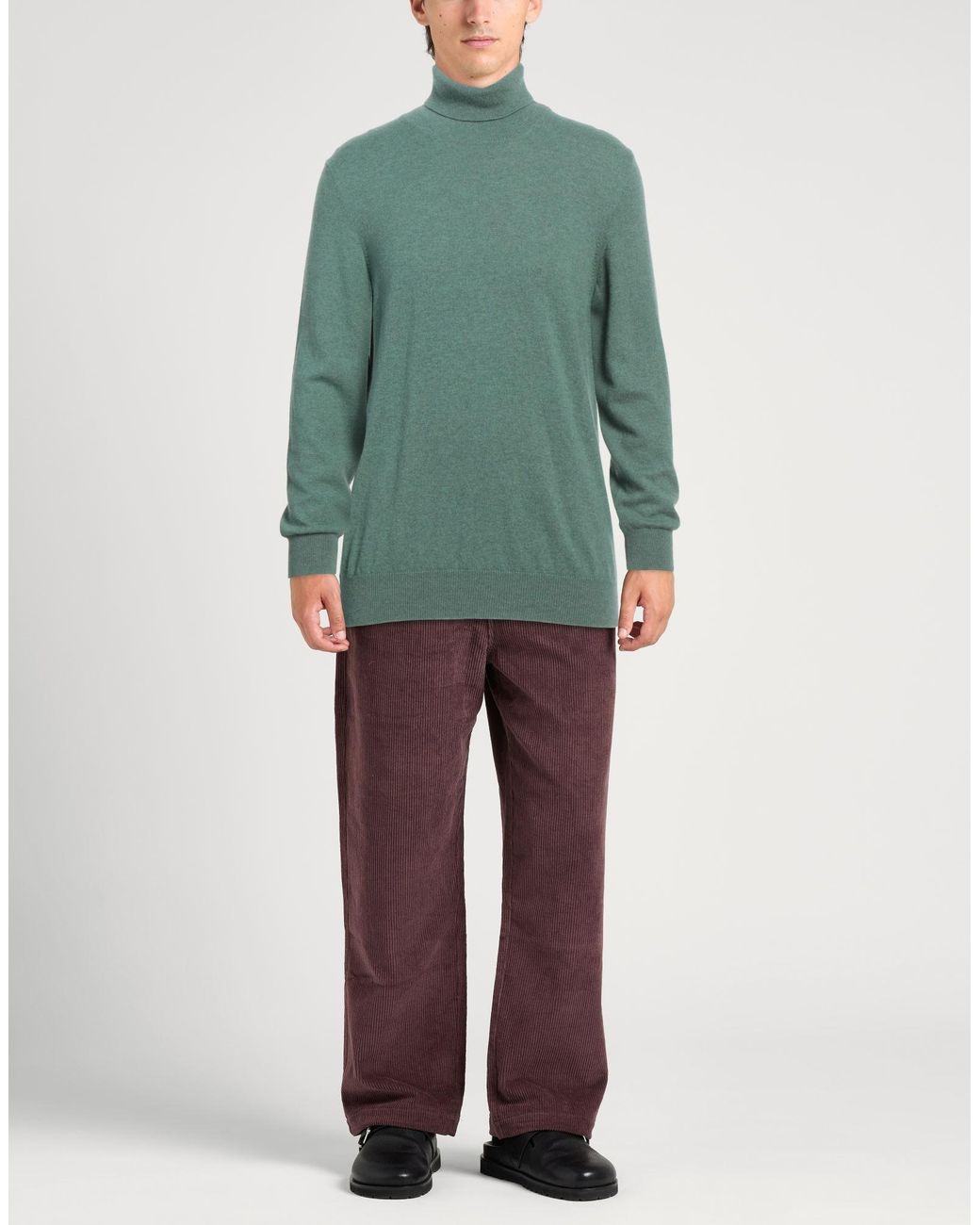 Gran Sasso Green Turtleneck for men