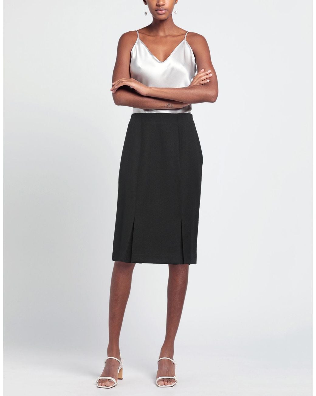 Raf Simons Black Midi Skirt
