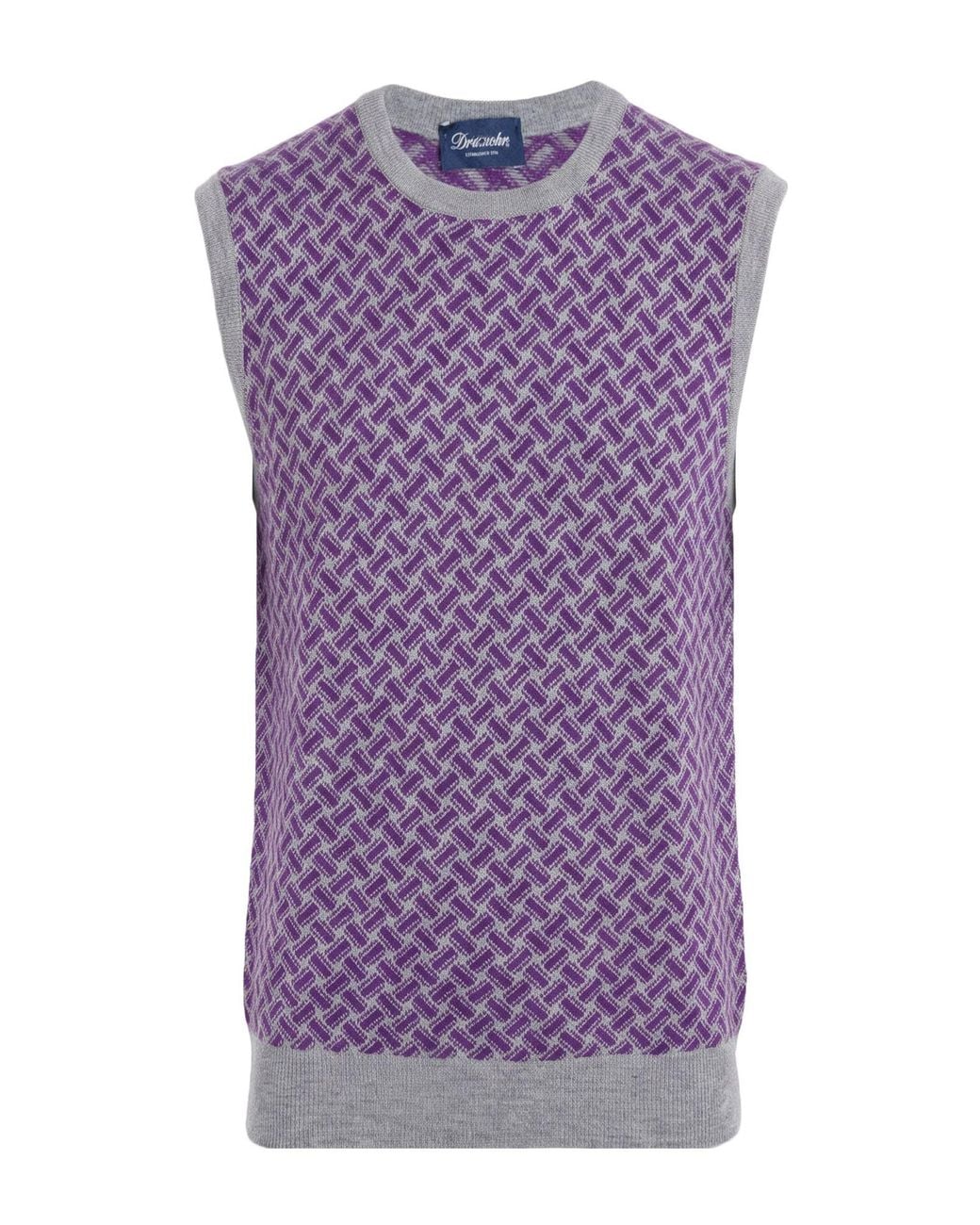 Pullover Drumohr de hombre de color Purple