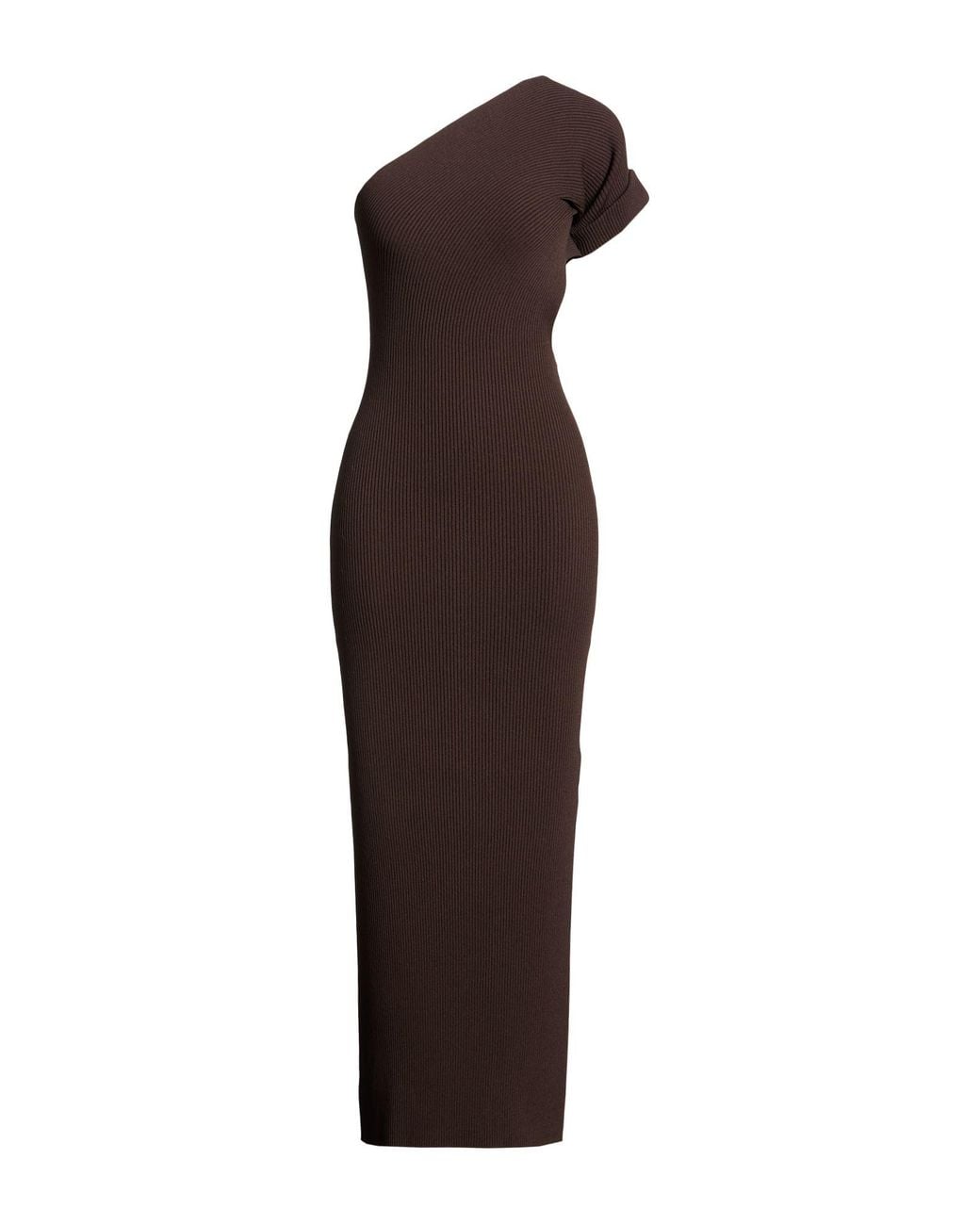 Max Mara Purple Sfilata Dark Maxi Dress Viscose, Polyester