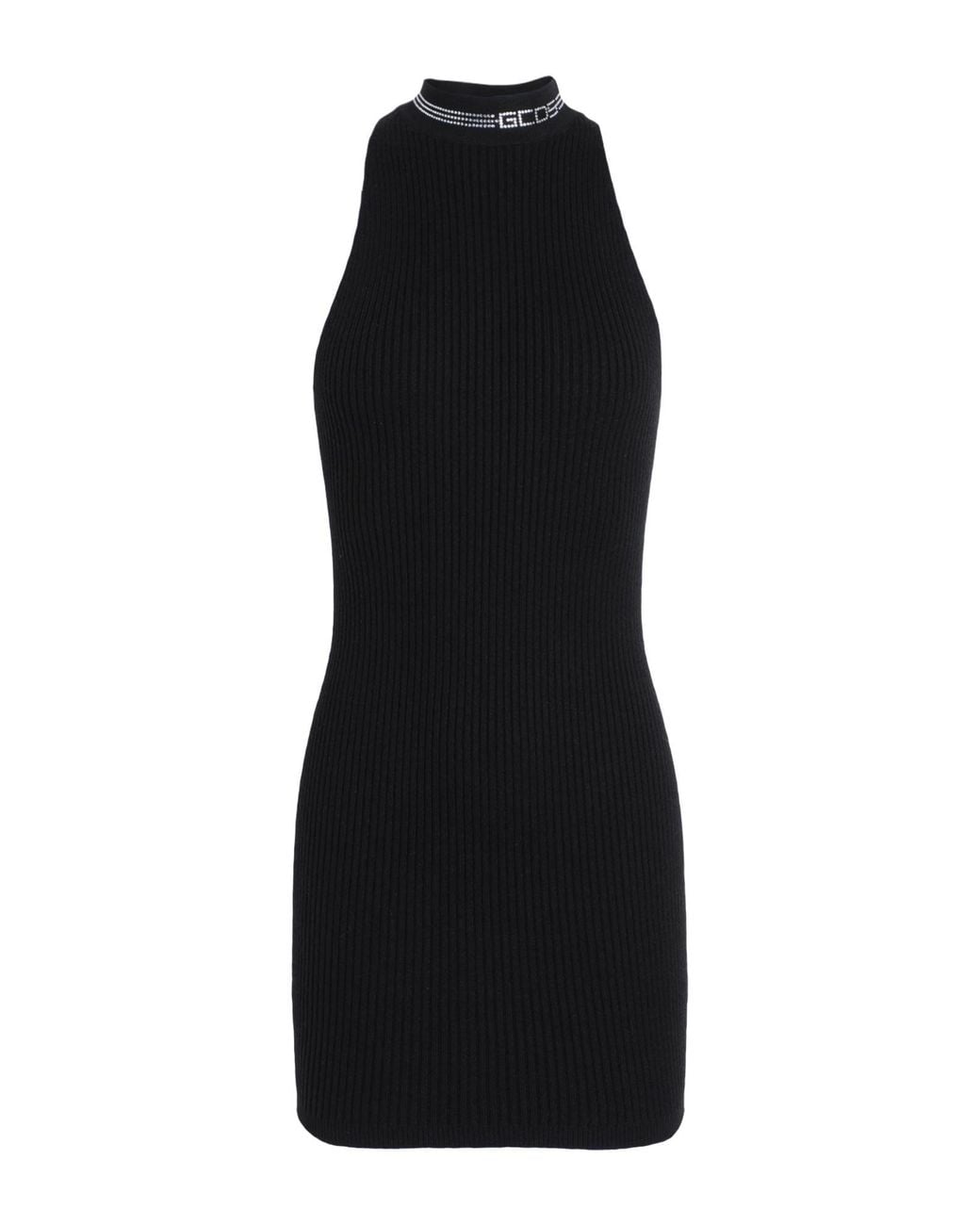 Gcds Black Mini Dress