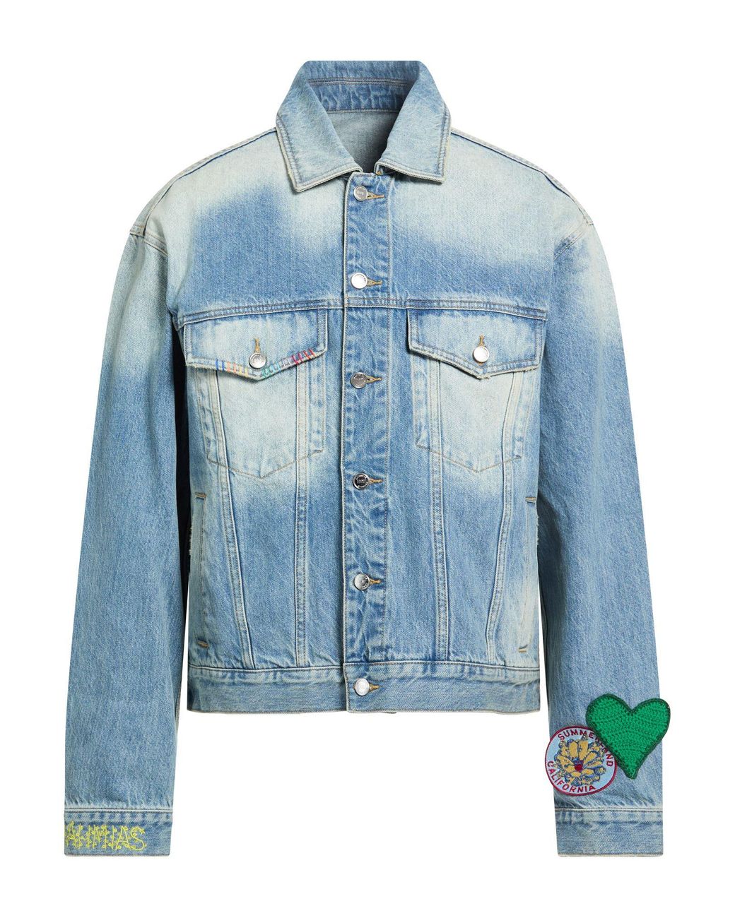 NAHMIAS Blue Denim Outerwear for men