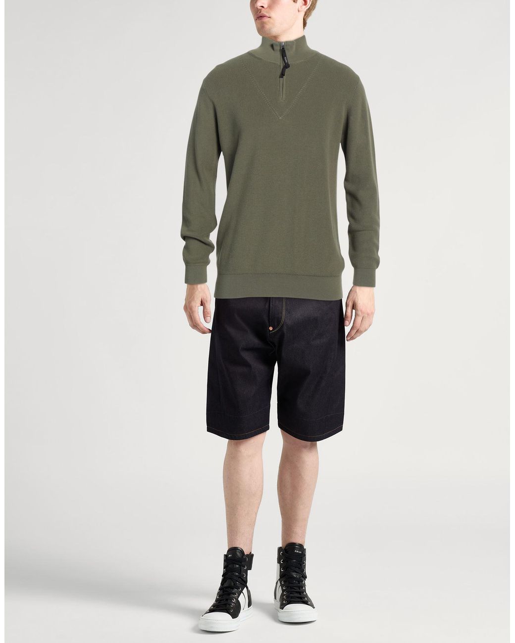 Aspesi Green Turtleneck for men