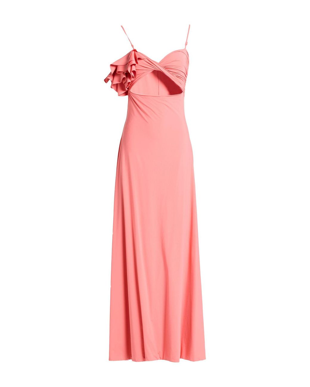 Maygel Coronel Pink Maxi Dress Polyamide, Elastane