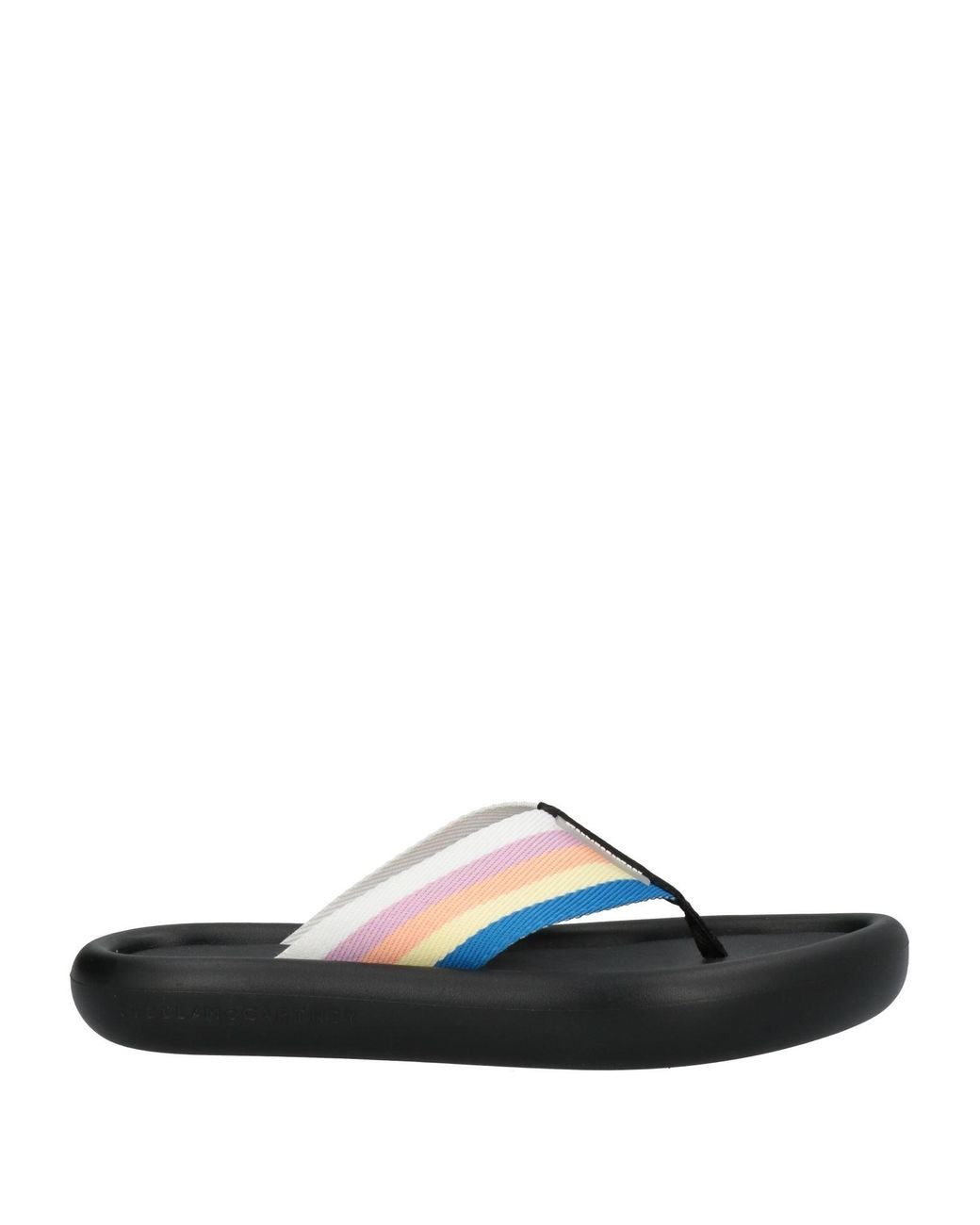 Stella McCartney White Toe Strap Sandals