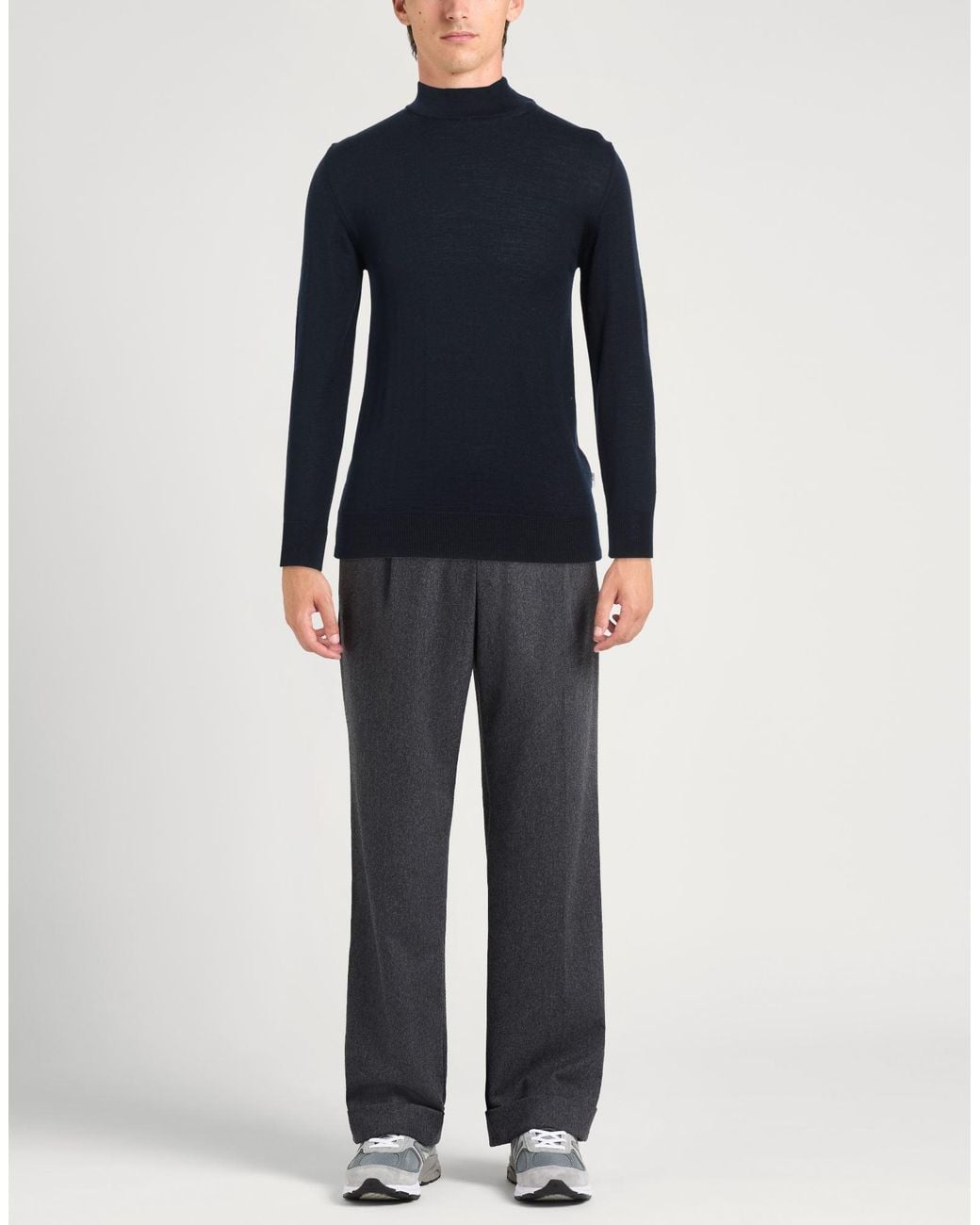 Takeshy Kurosawa Blue Turtleneck for men