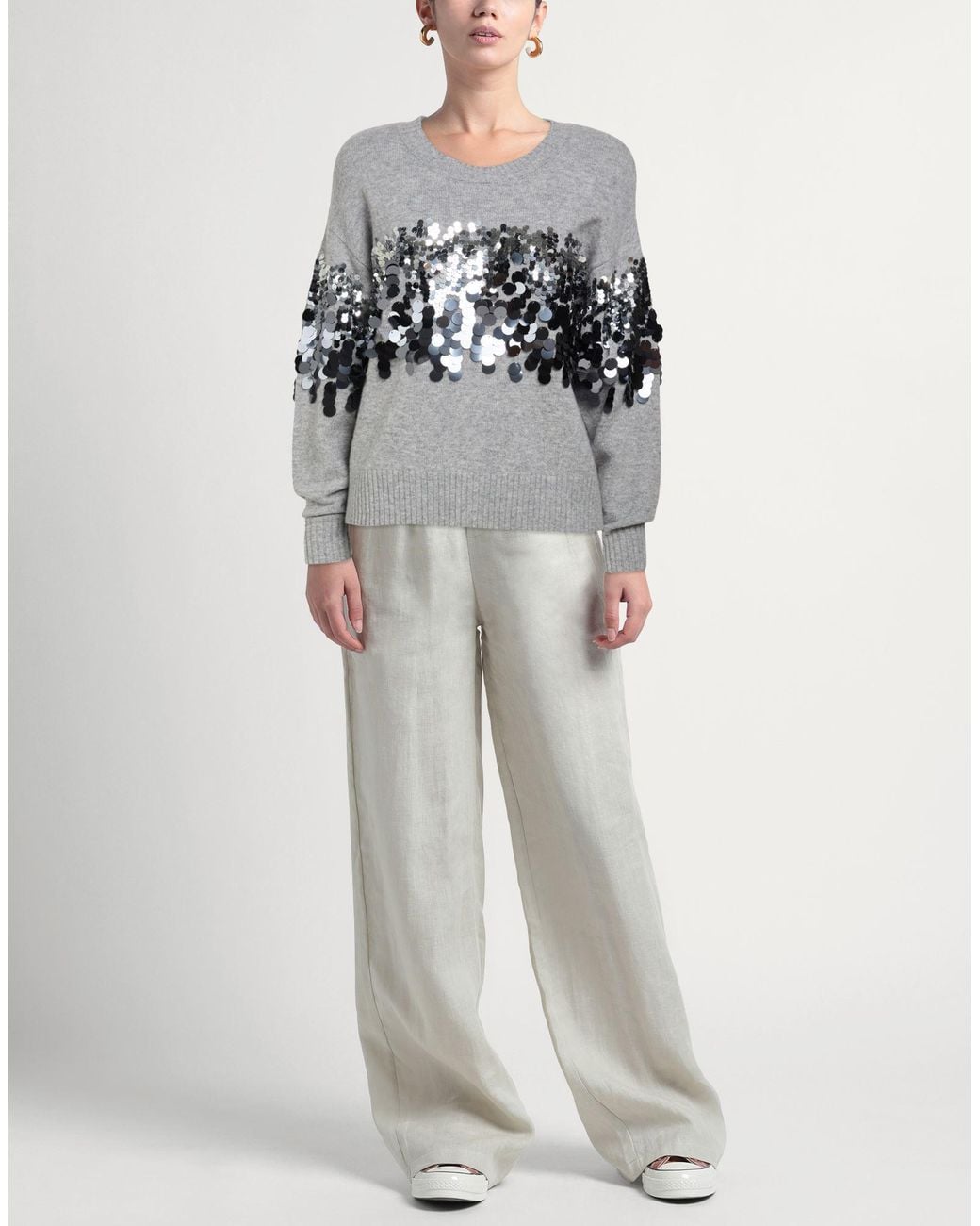 Pullover Clips de color Gray