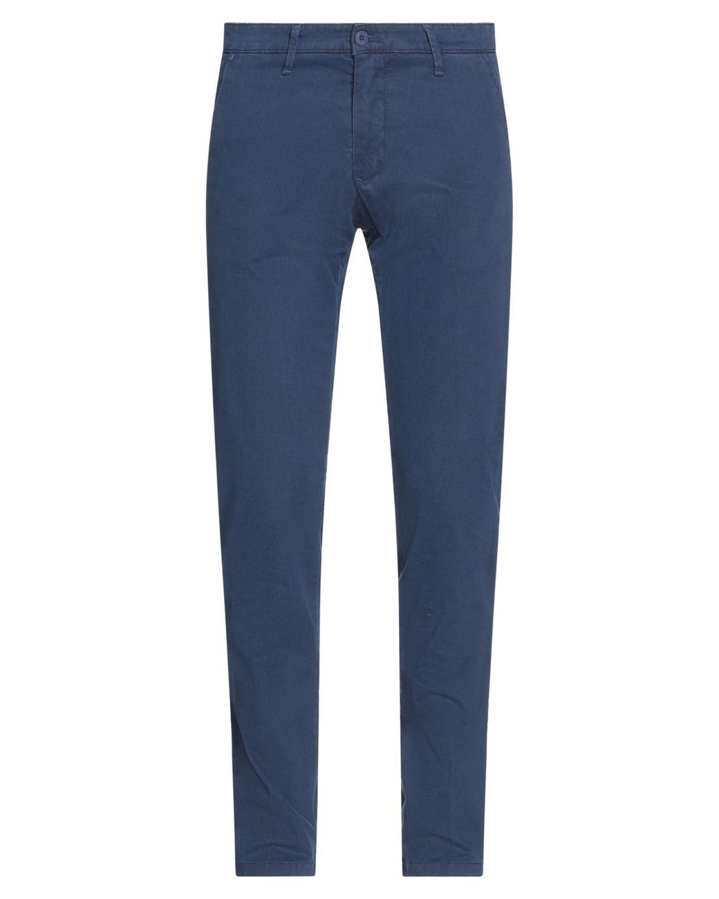 Liu Jo Blue Pants Cotton, Elastane for men