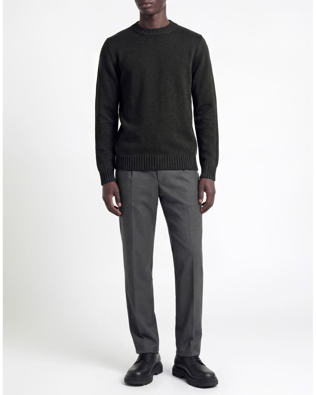Alpha Studio Black Jumper for men