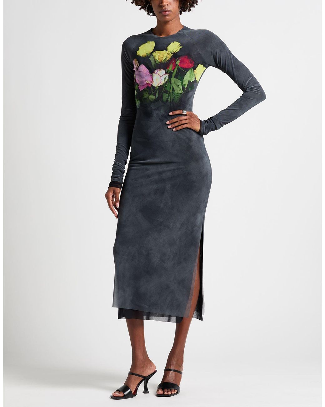Vestido Largo MSGM de color Gray