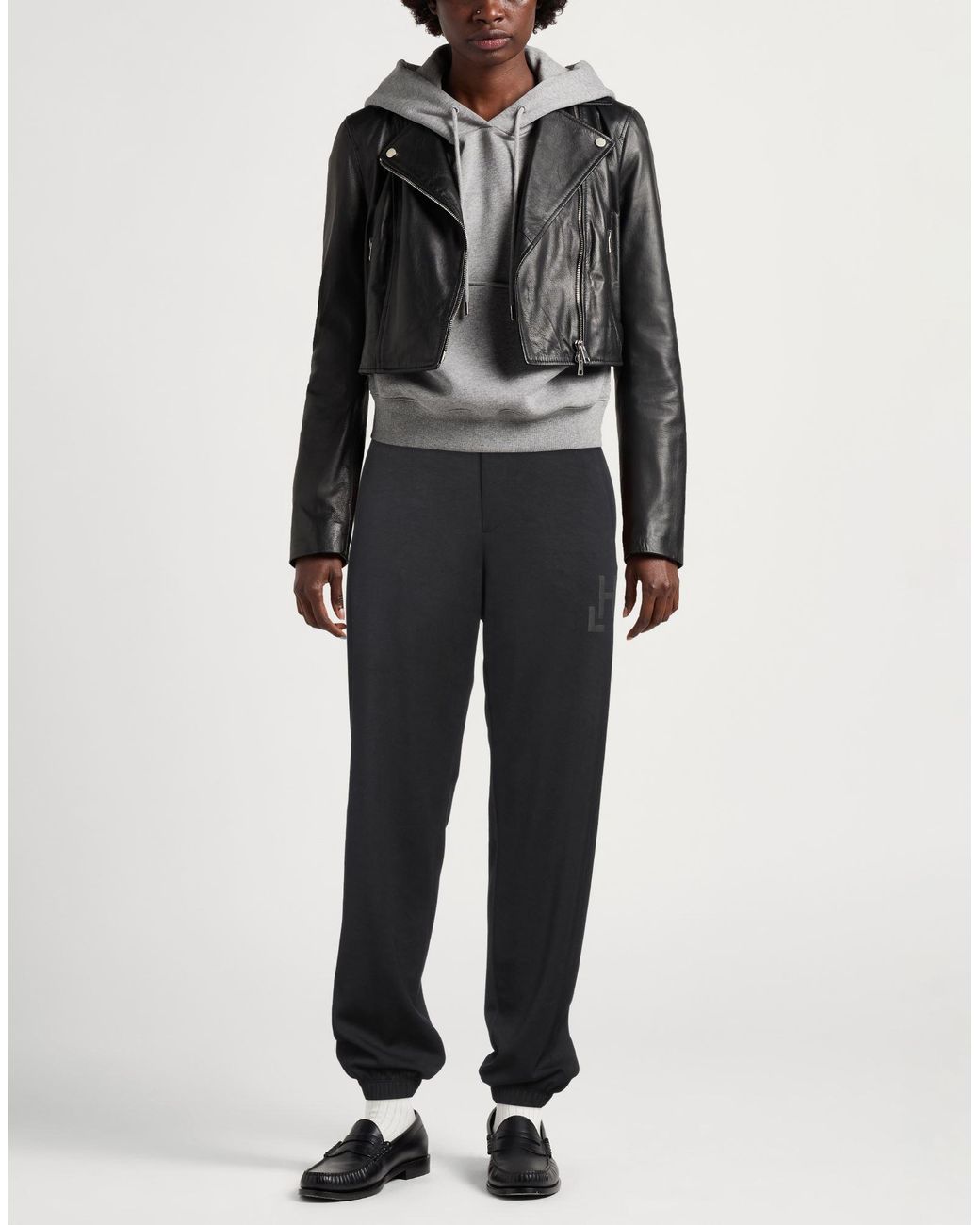 hinnominate Black Pants Modal, Polyester, Elastane