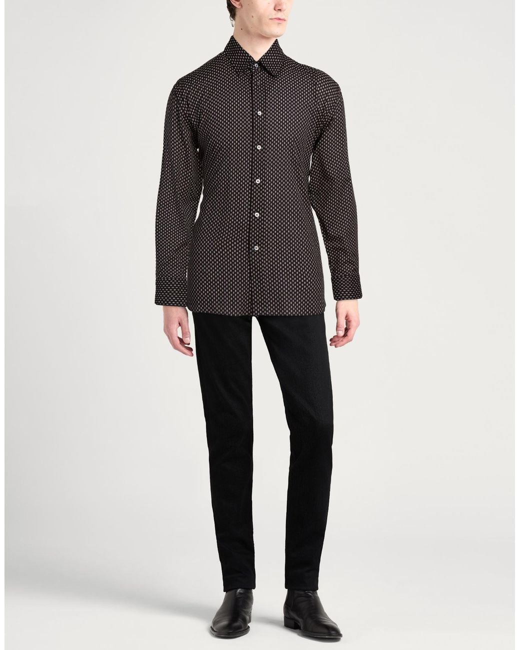 Tom Ford Black Shirt Cotton for men