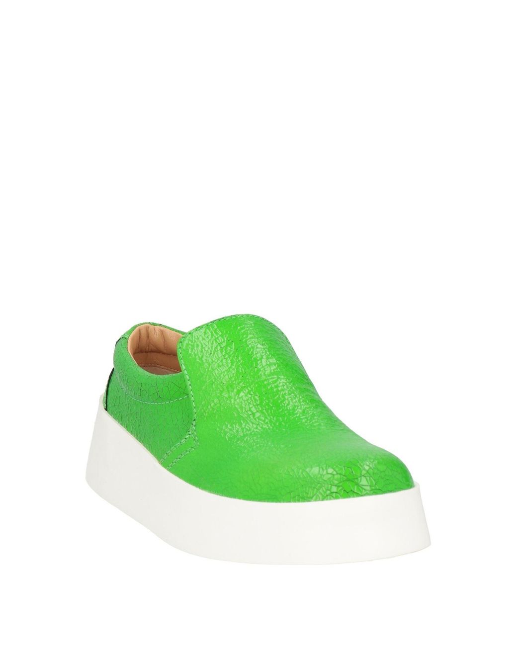 J.W. Anderson Green Sneakers Calfskin