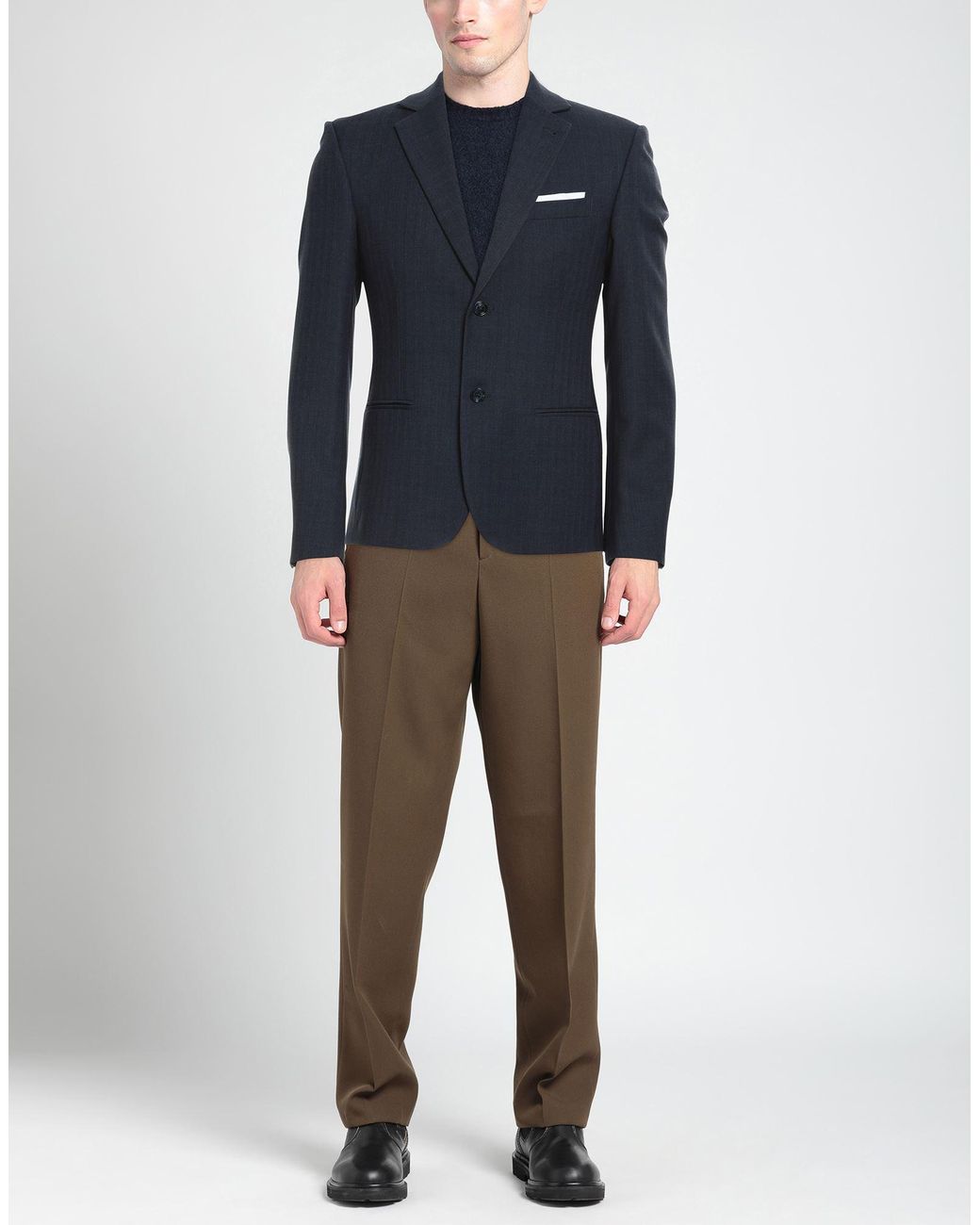 Daniele Alessandrini Blue Blazer for men