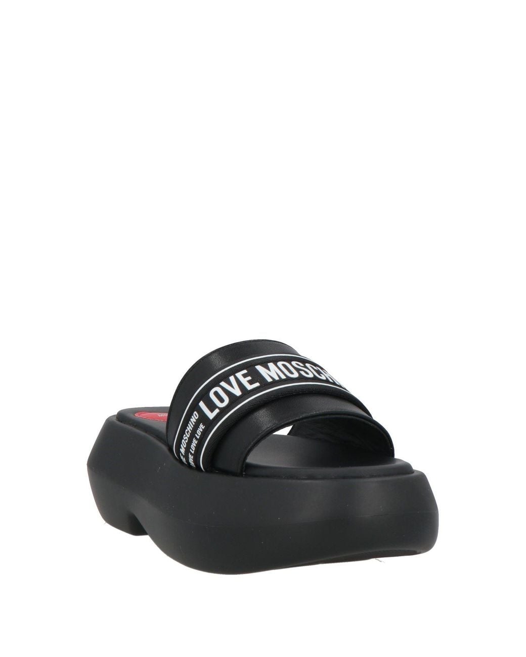 Love Moschino Black Sandals Leather