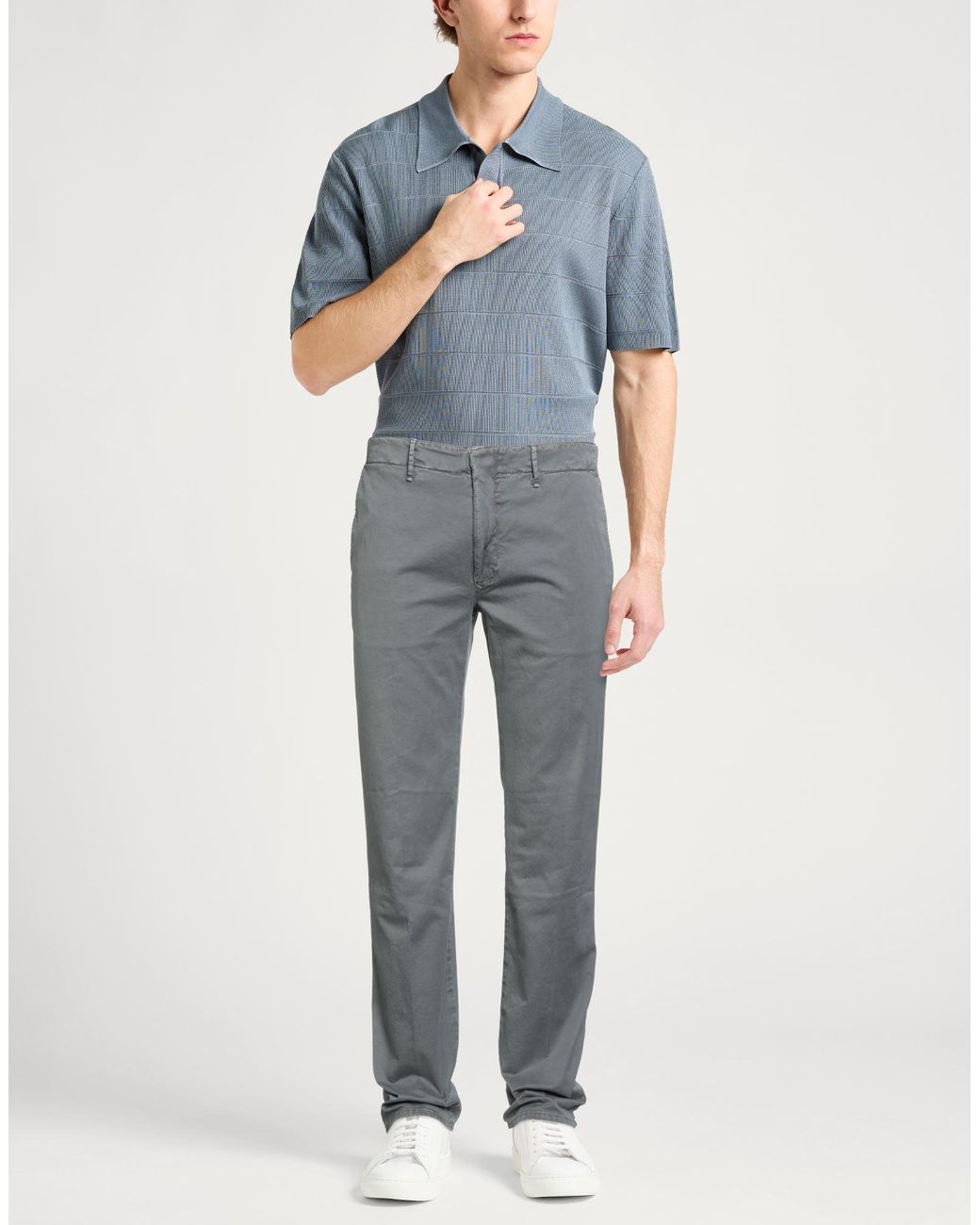 Incotex Gray Trouser for men