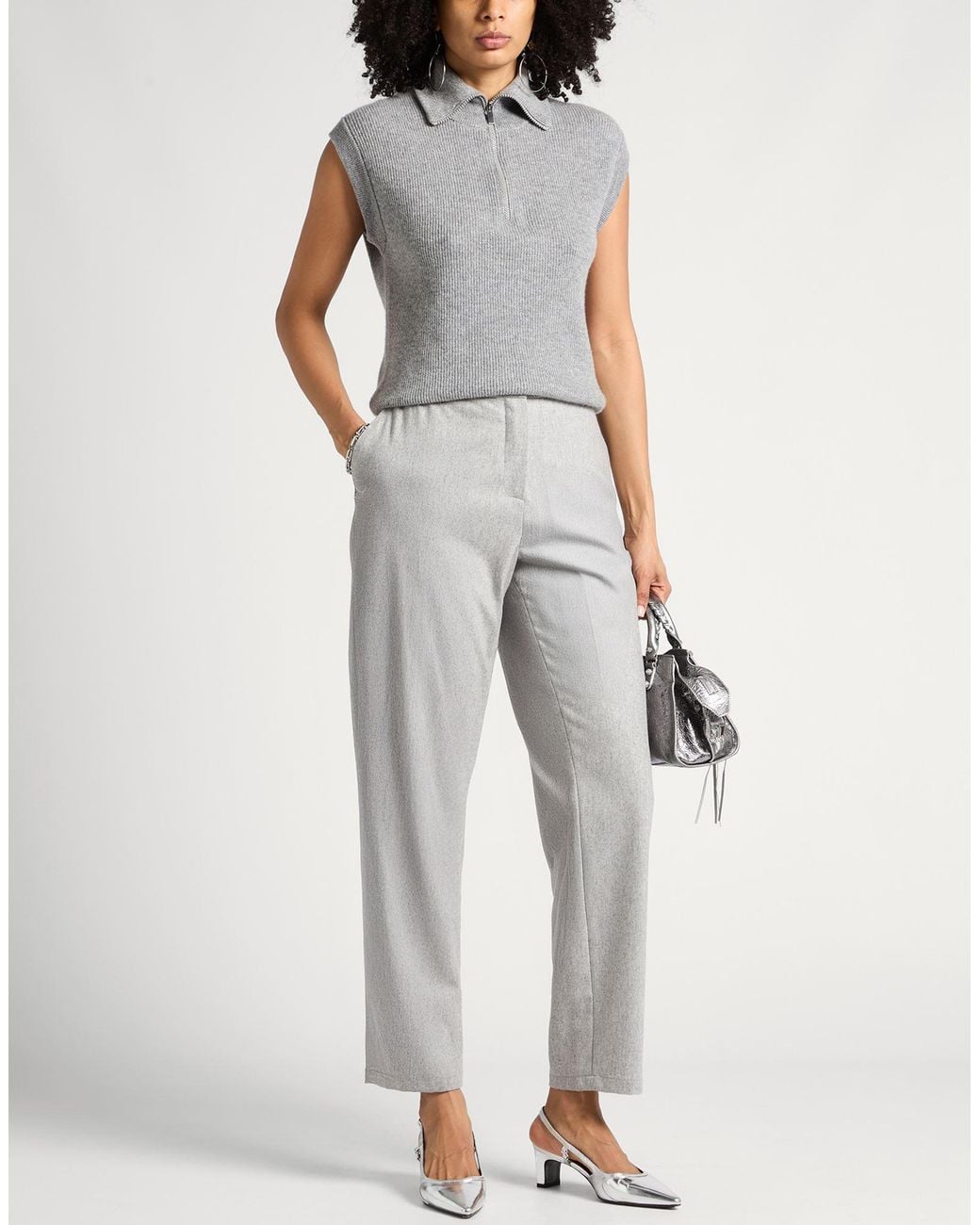 Eleventy Gray Trouser