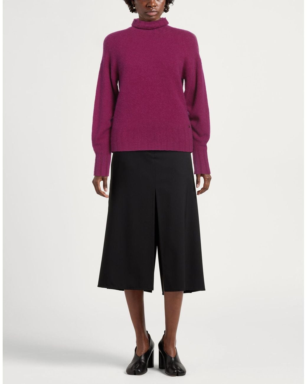 Ottod'Ame Purple Turtleneck
