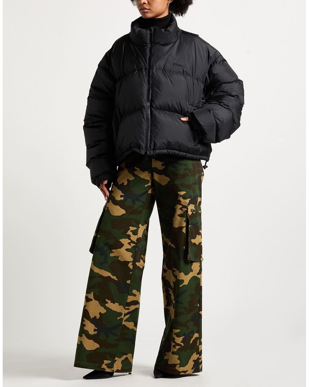 Vetements Black Puffer Polyamide
