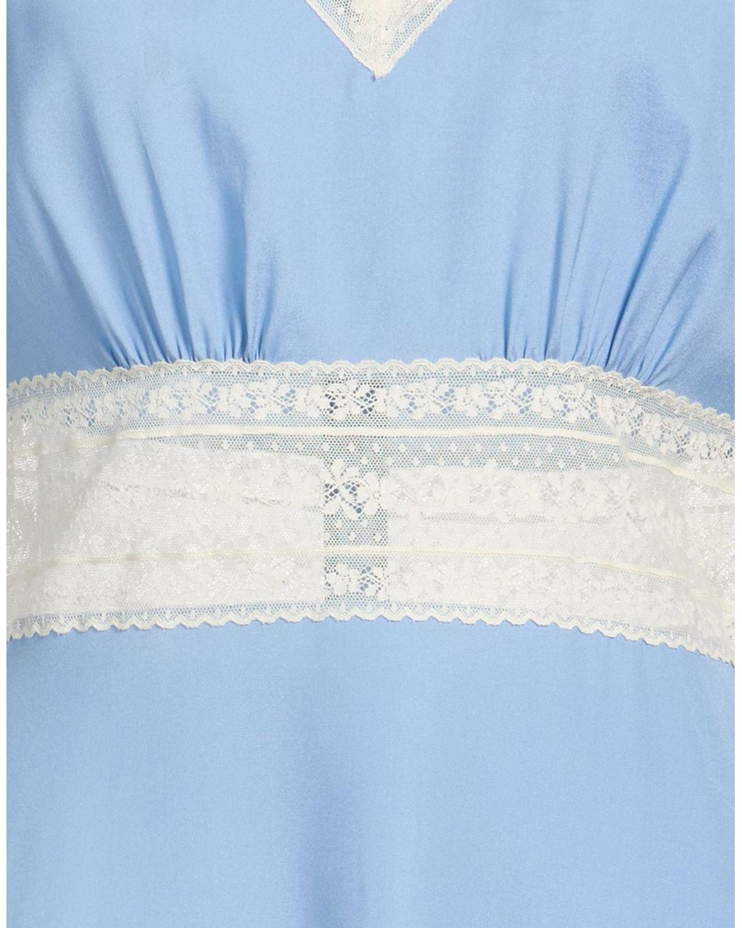 P.A.R.O.S.H. Blue P.A.R.O..H. Top Silk, Elastane, Polyamide