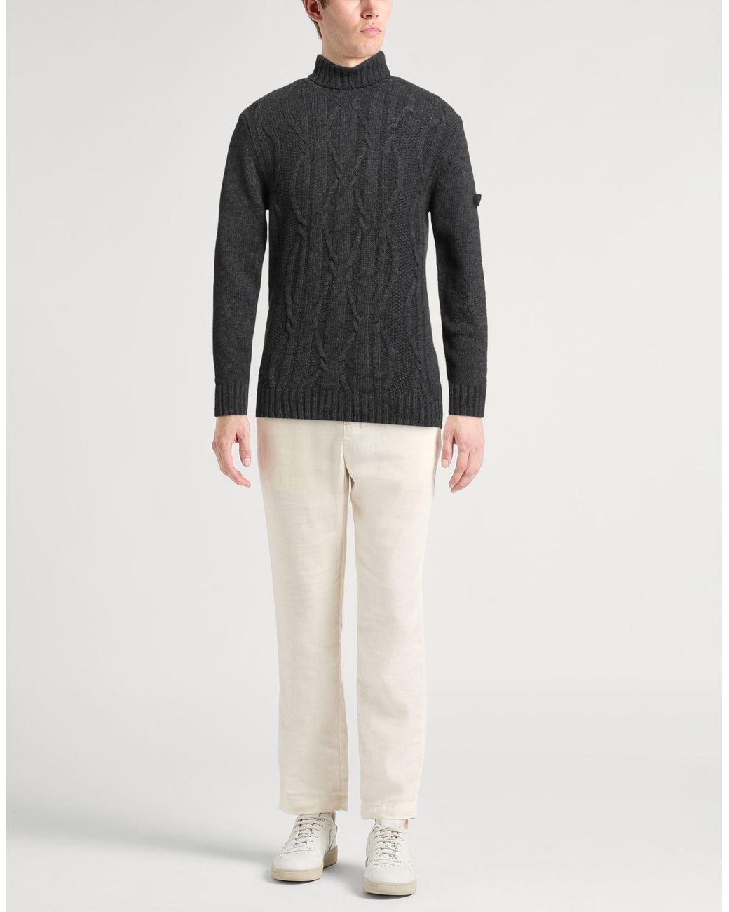 Peuterey Black Turtleneck for men