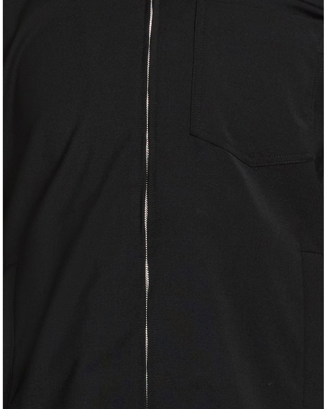 Myths Black Jacket Polyester, Wool, Elastane for men