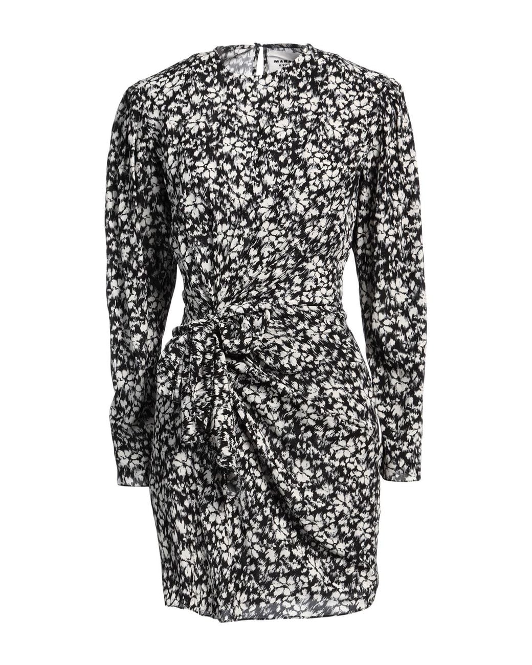 Isabel Marant Black Mini Dress Viscose