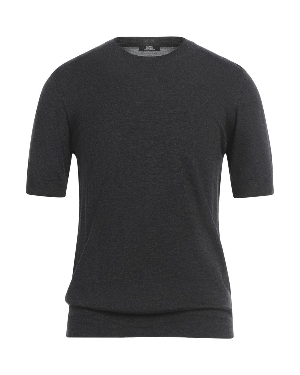 Alpha Studio Gray Sweater for men
