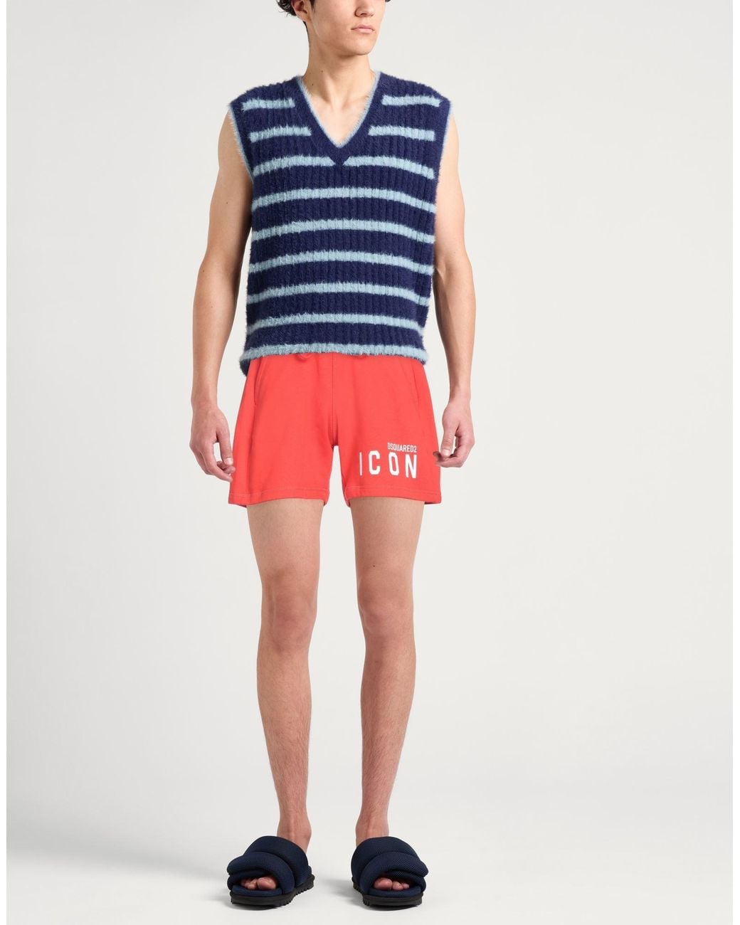 DSquared² Red Shorts & Bermuda Shorts for men