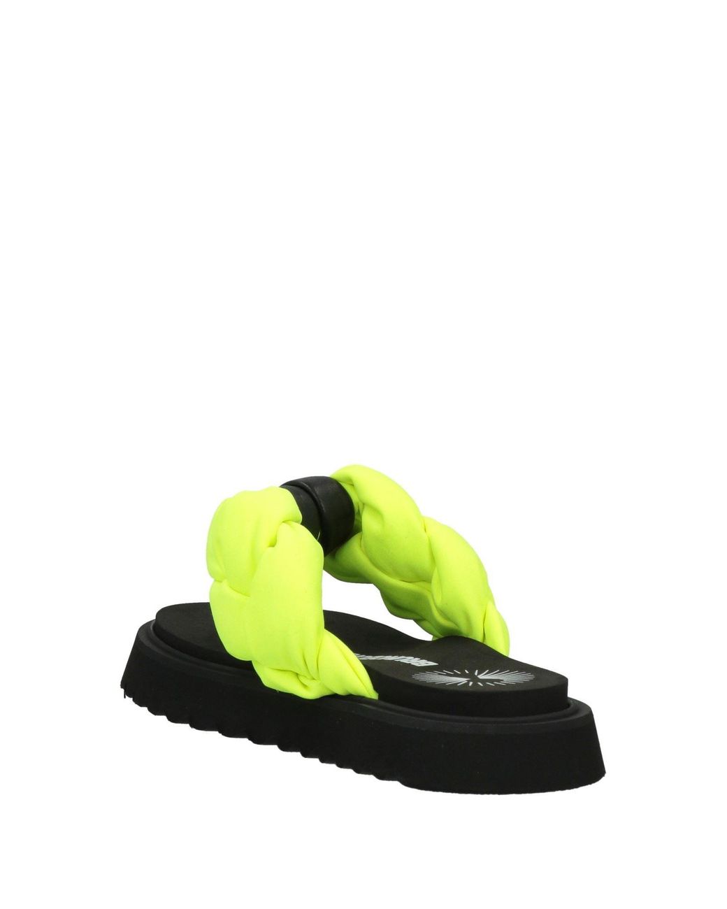 yellow toe post sandals