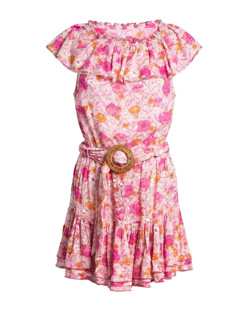 Poupette Pink Mini Dress Viscose