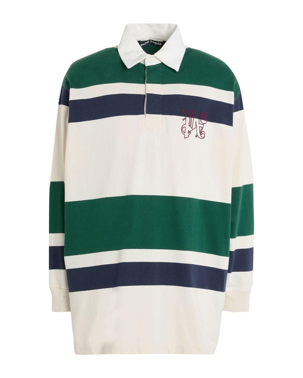 Palm Angels Green Polo Shirt for men
