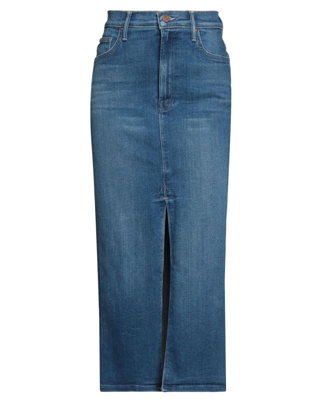 Mother Blue Denim Skirt