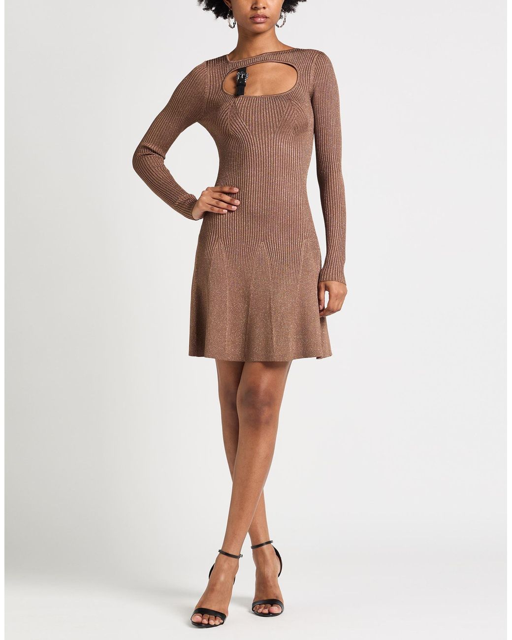 Versace Jeans Couture Brown Mini Dress
