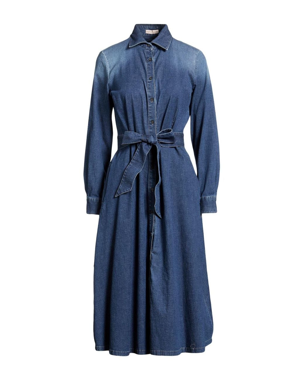 Camicettasnob Blue Midi Dress
