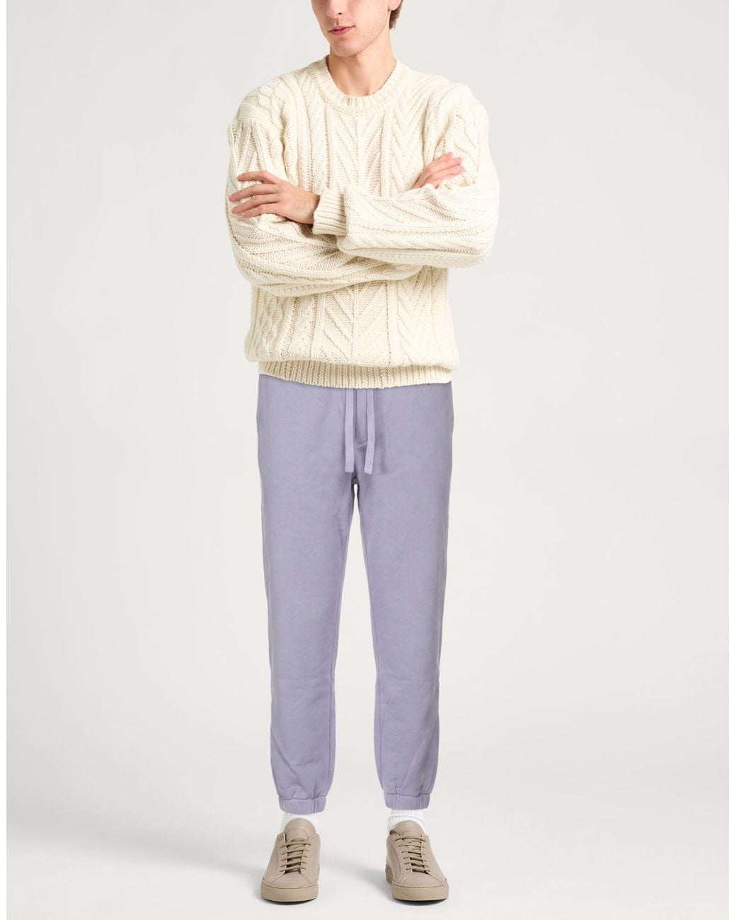 Crossley Purple Lilac Pants Cotton, Recycled Cotton, Organic Cotton for men