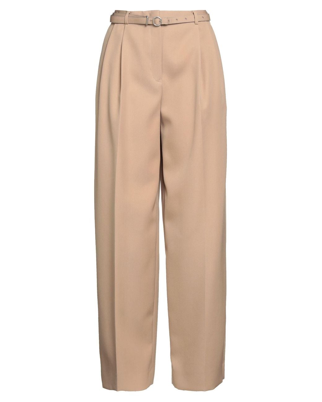 Jil Sander Natural Sand Pants Wool