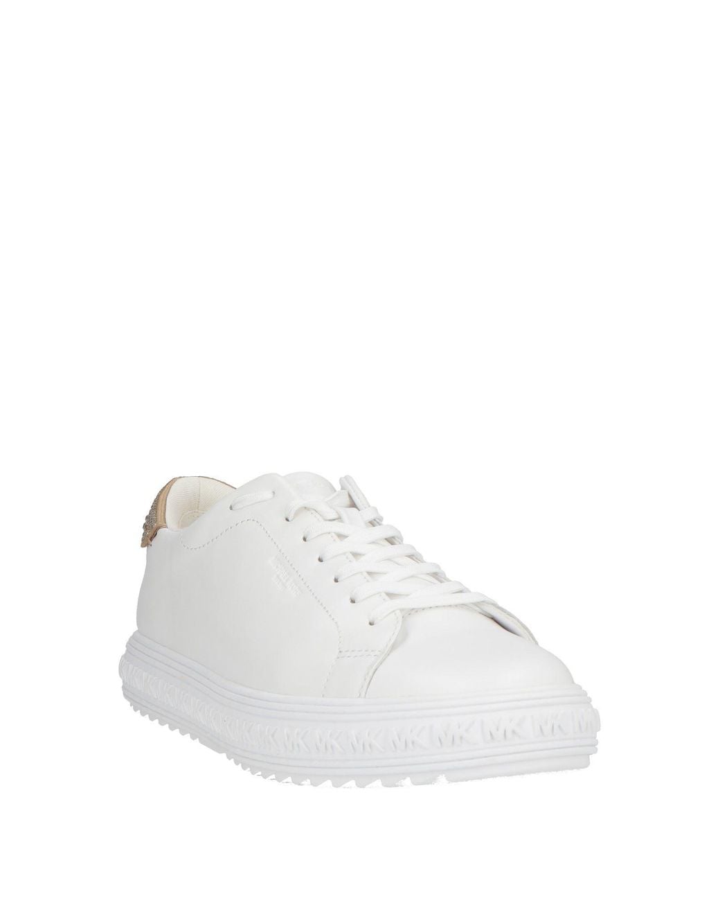 MICHAEL Michael Kors White Sneakers Leather, Textile Fibers