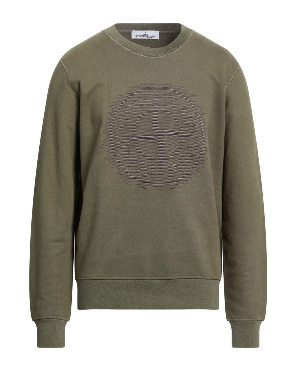 Stone Island Green Sweatshirt Cotton for men