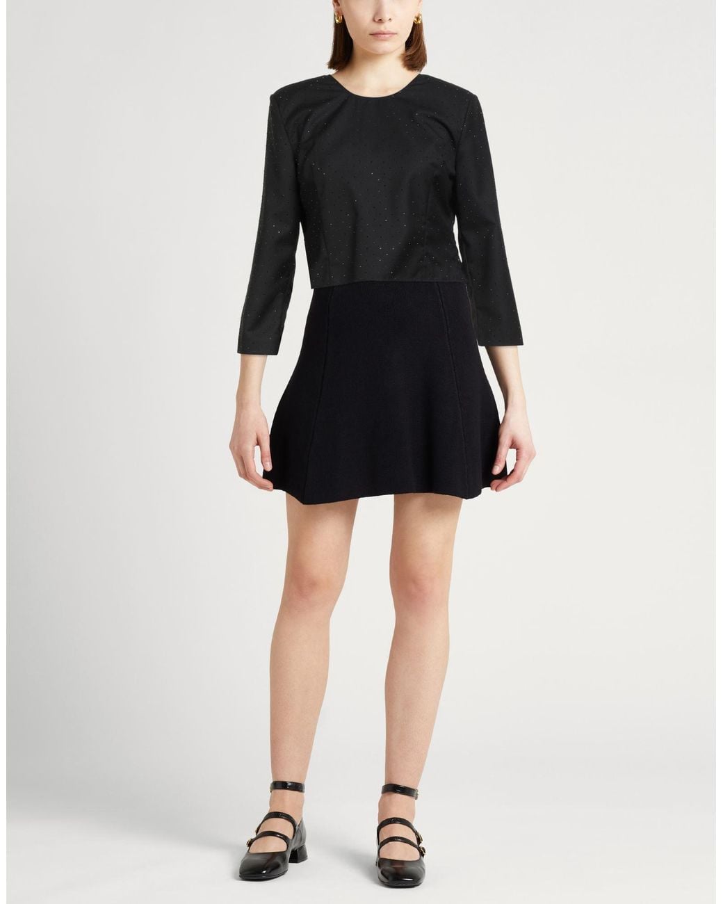 Jucca Black Top Polyester, Viscose
