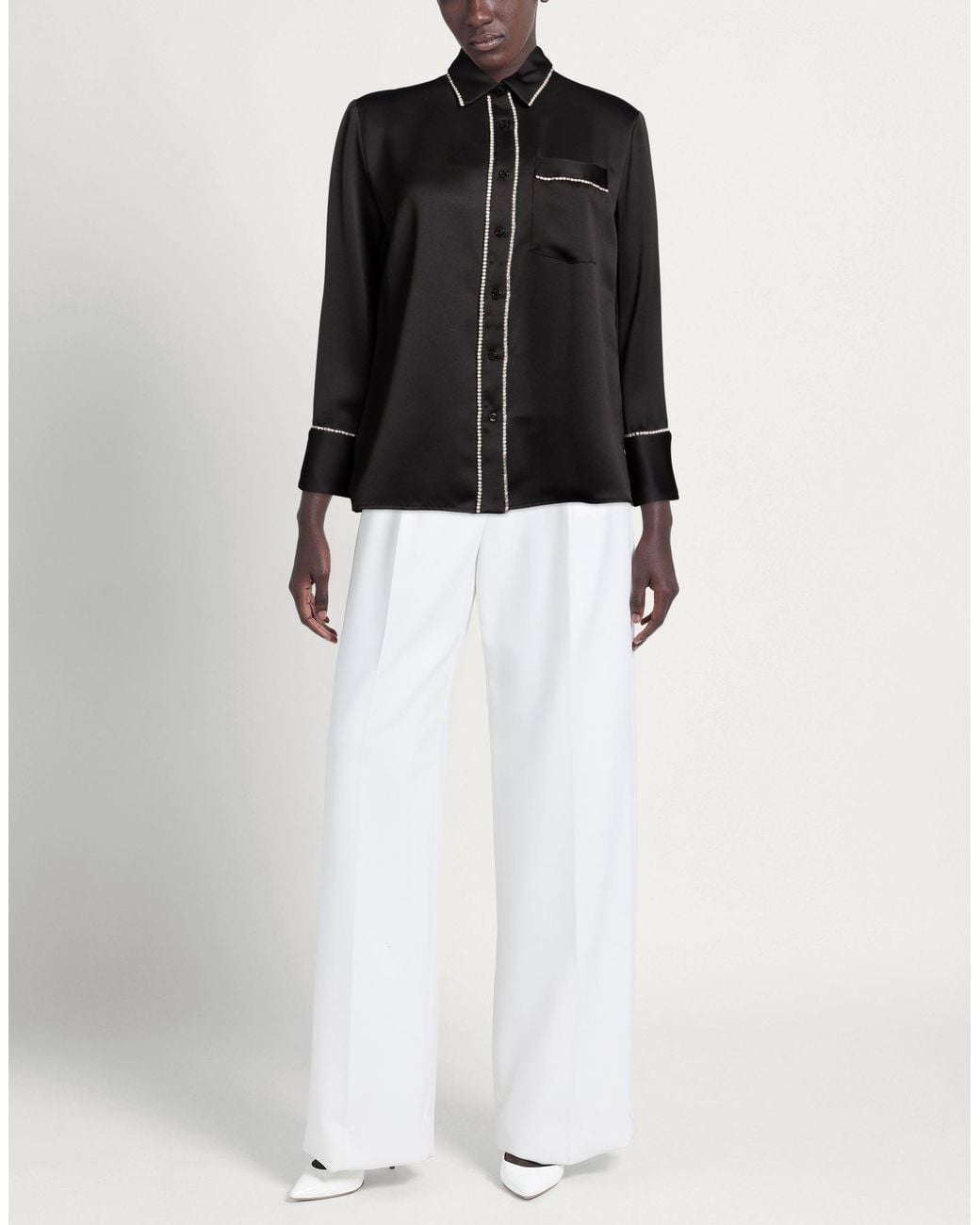 SIMONA CORSELLINI Black Shirt Polyester