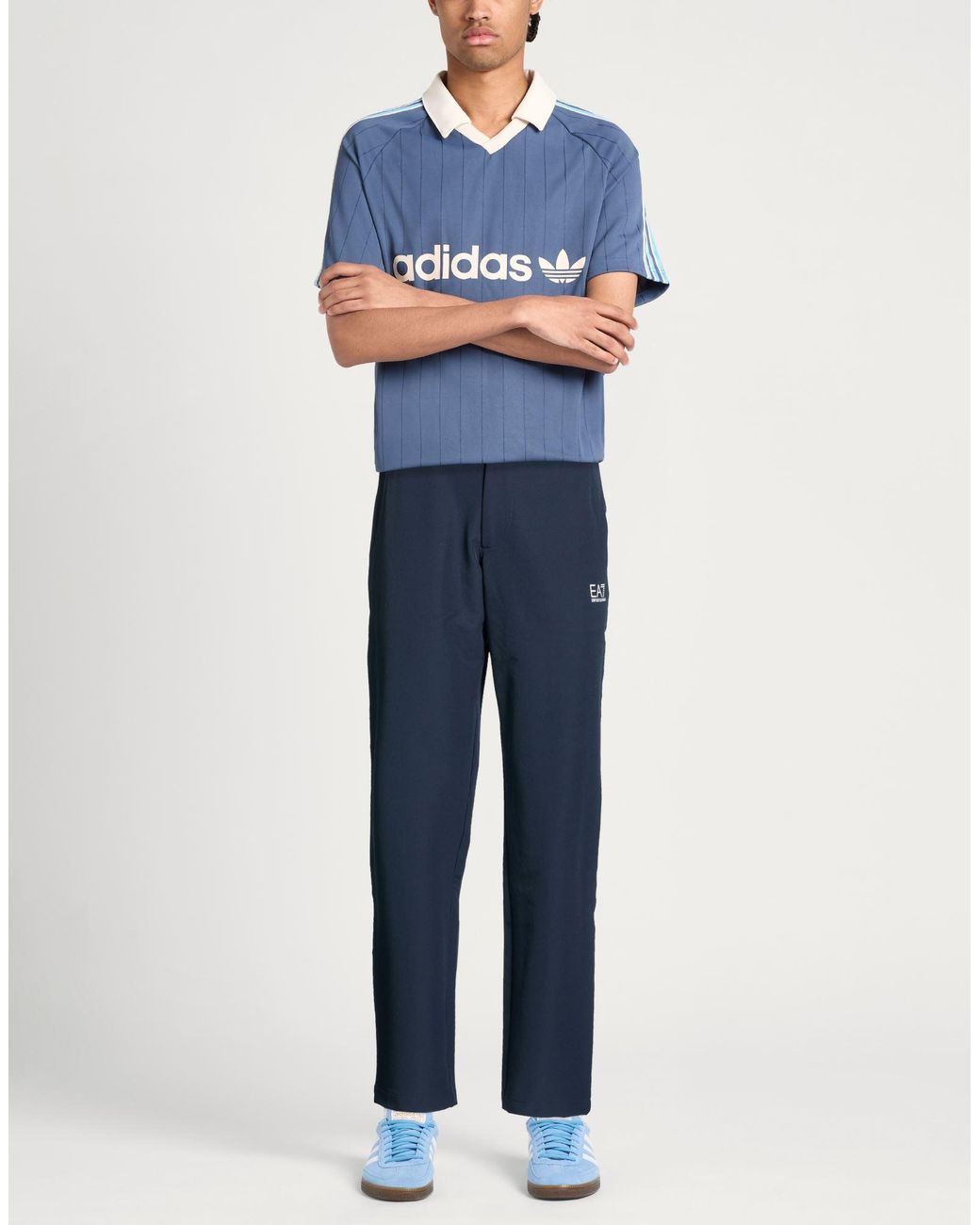 EA7 Blue Trouser for men
