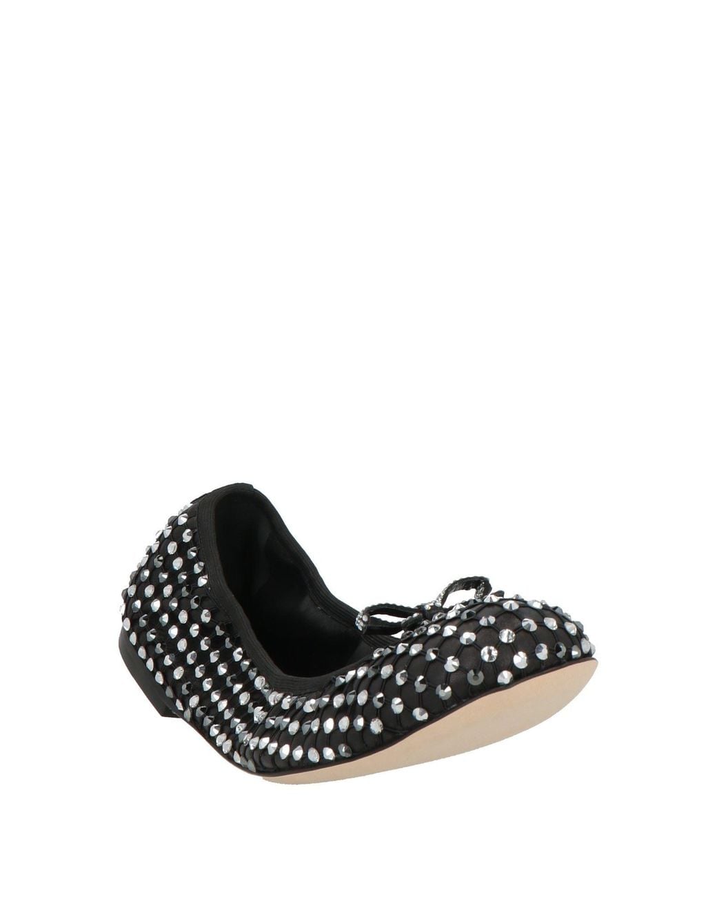 Rene Caovilla Black Ballet Flats